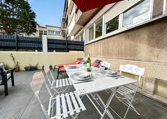 Appartement Escale Marine A Deux Pas Du Sable, Terrasse Privee *